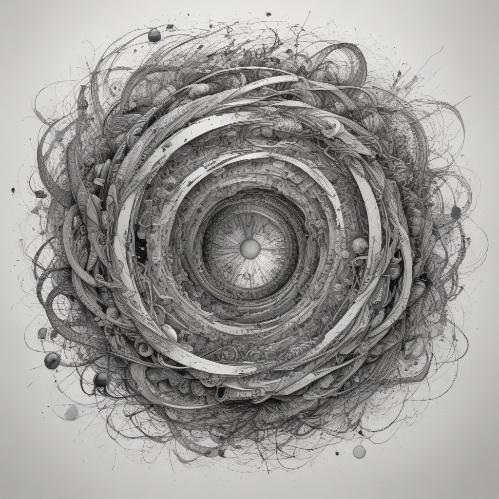 Intricate Swirls and Patterns Creating a Dynamic Cosmic Energy Sphere ...