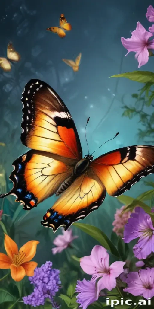 beautiful butterflies wallpaper