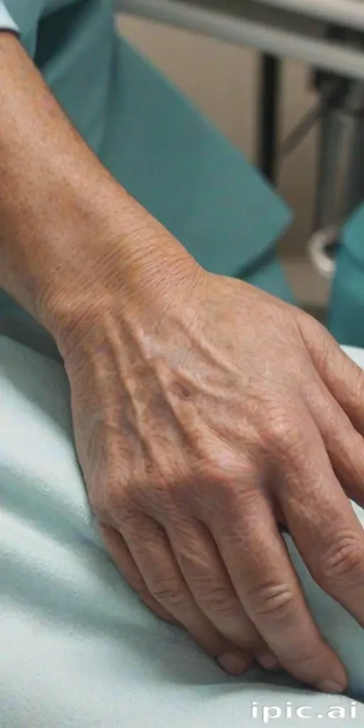 hospital patient hand pic