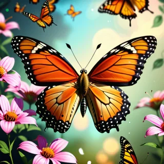 butterfly backround