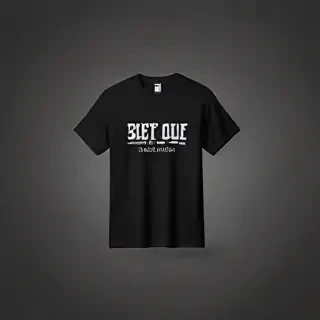 black tee mockup