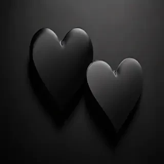 black hearts background