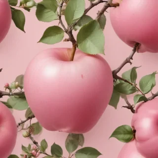 pink apple wallpaper