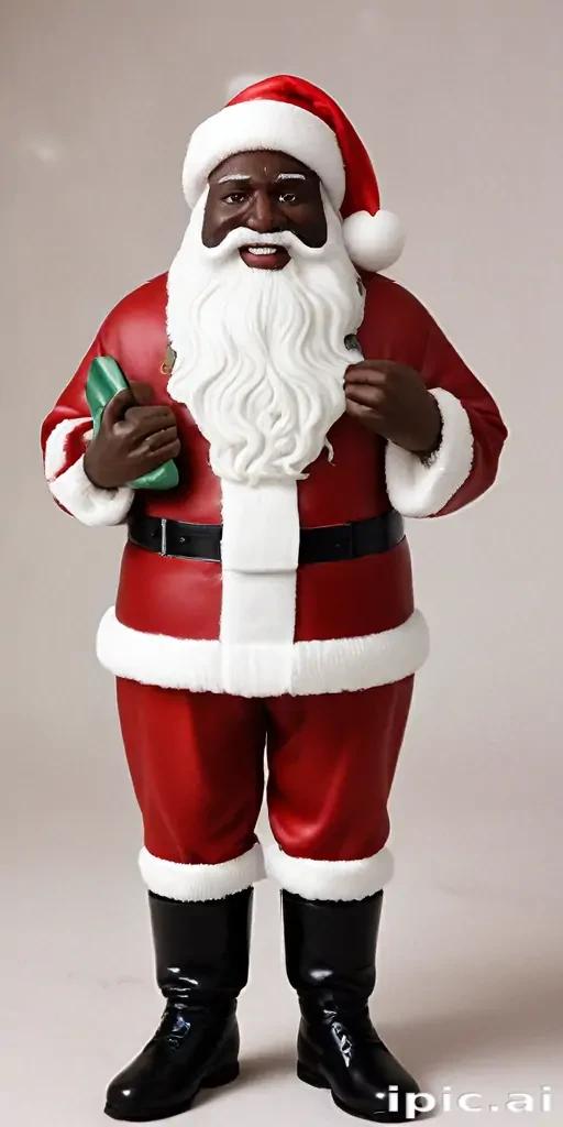 image of black santa