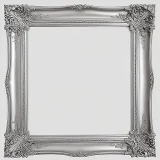 silver frame png