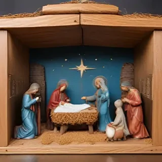 images of the manger scene