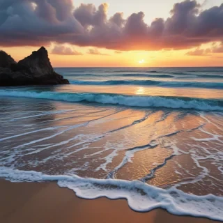 beach iphone