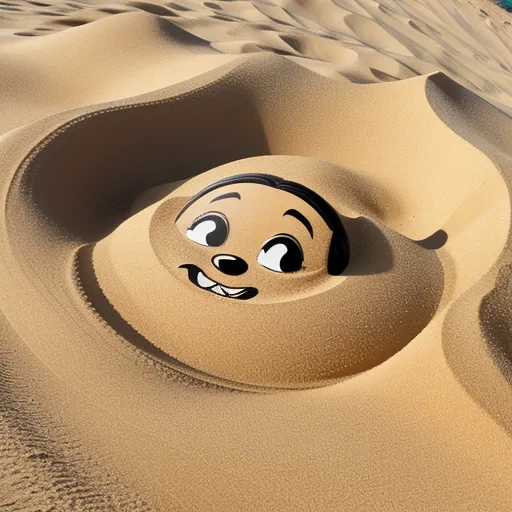 cartoon sand
