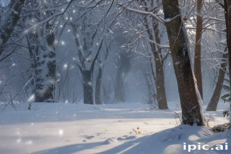 snow falling png