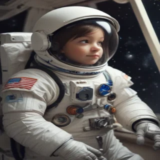 astronaut cartoon