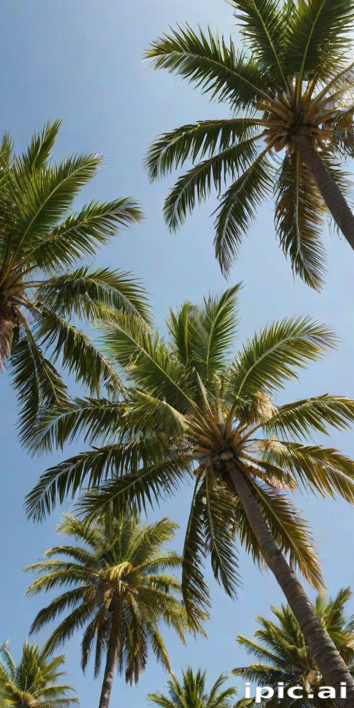 palm trees transparent