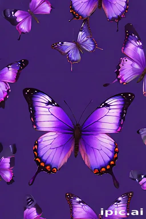 butterfly wallpaper purple