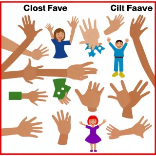 clipart high five