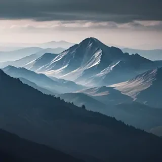 transparent mountains