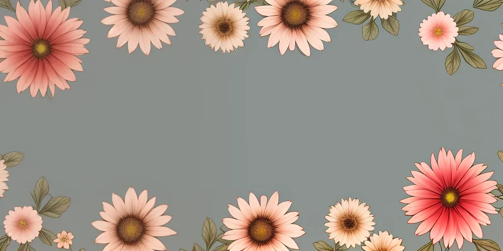 simple flower background