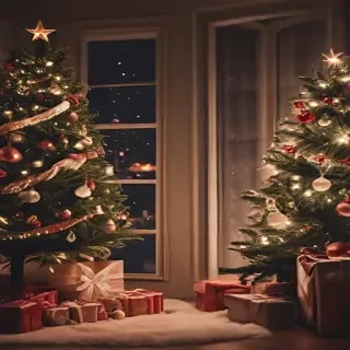 christmas aesthetic background