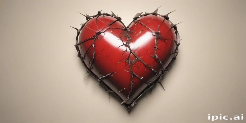 broken heart aesthetic