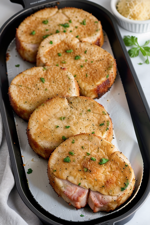 parmesan crusted pork chops air fryer