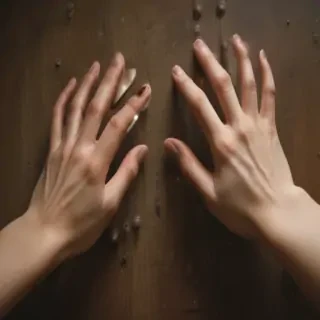 hands reaching