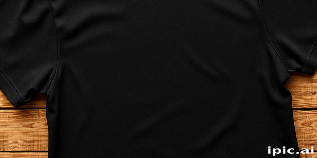 black shirt mock up