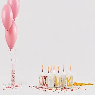 happy birthday transparent background