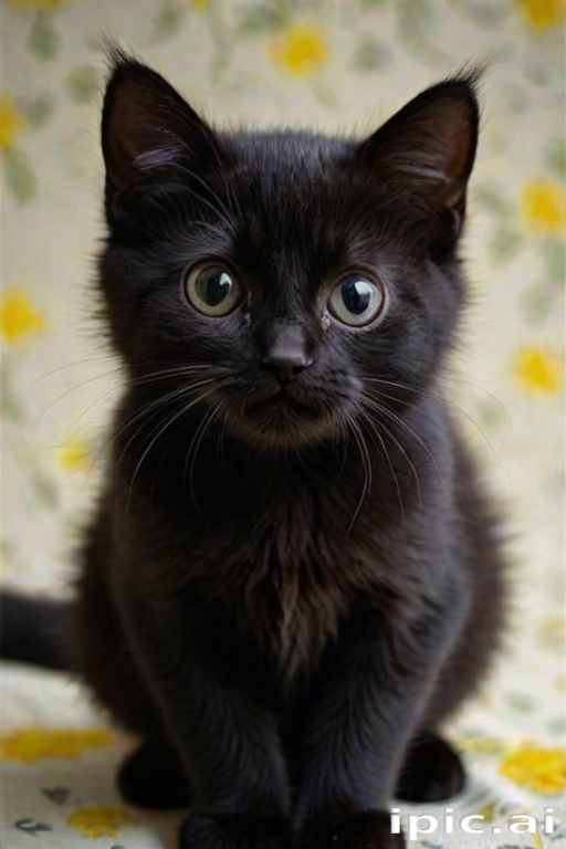 cute black cat wallpaper