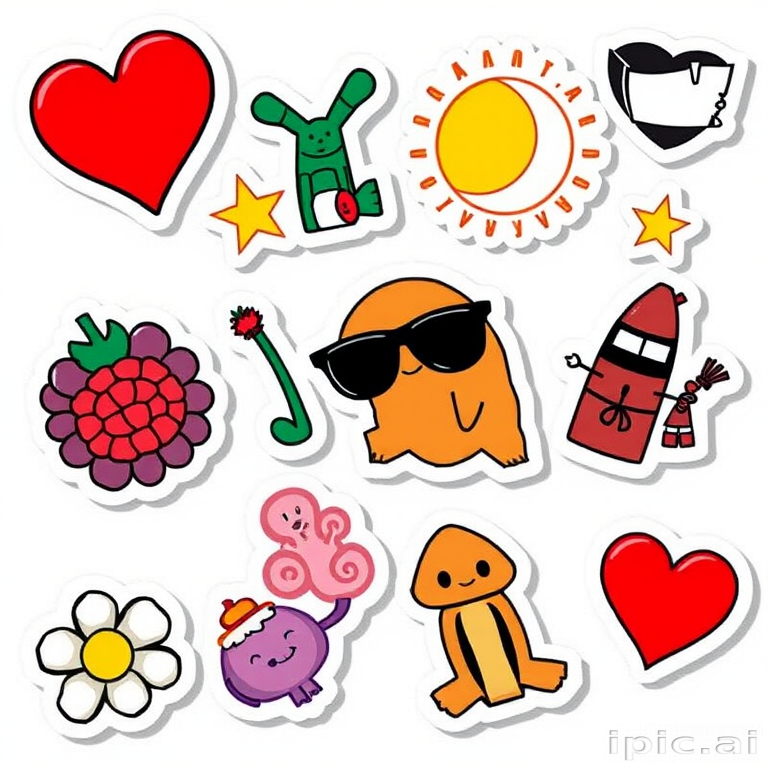 clipart of stickers
