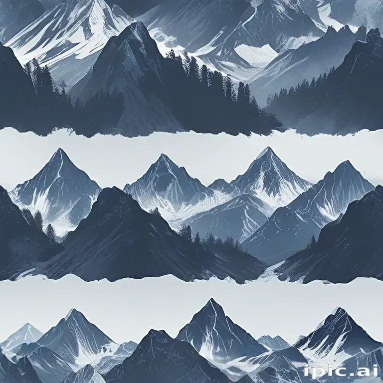 mountains transparent