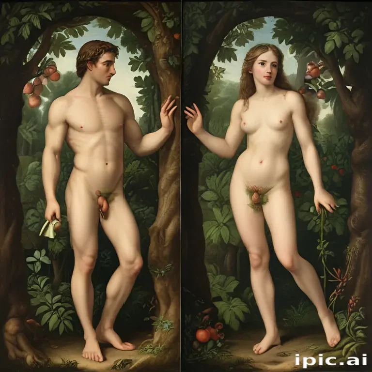 pictures of adam and eve