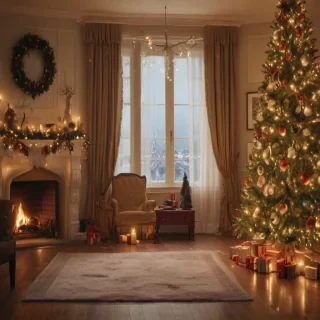 aesthetic christmas background