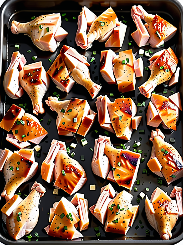 how long to bake cubed chicken