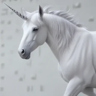 unicorn outline
