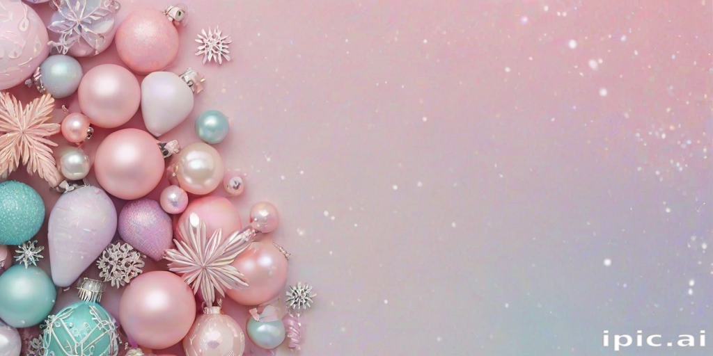 pastel aesthetic christmas wallpaper