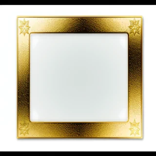 gold border transparent