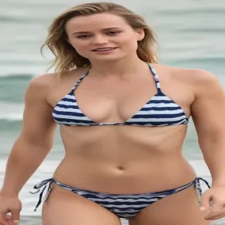 brie larson bikini