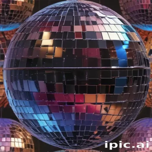 transparent disco ball