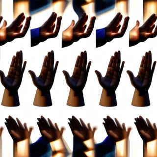 prayer hands transparent background