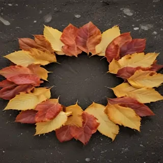 leaf circle