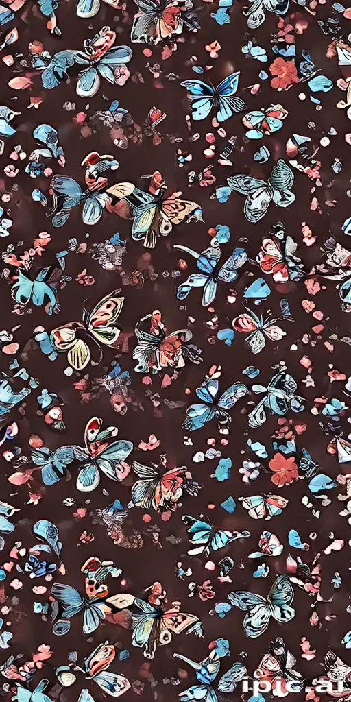 butterfly wall paper