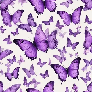 purple butterfly clipart