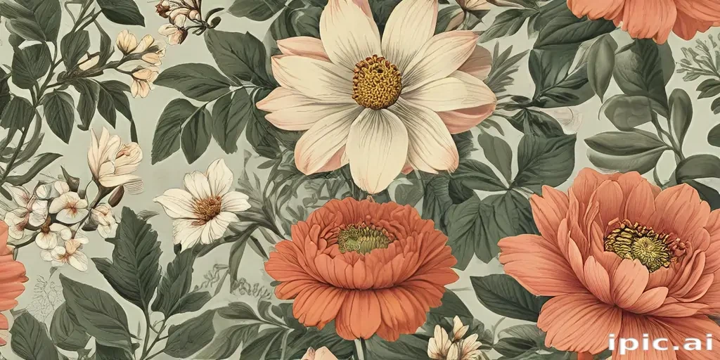 vintage flower illustration