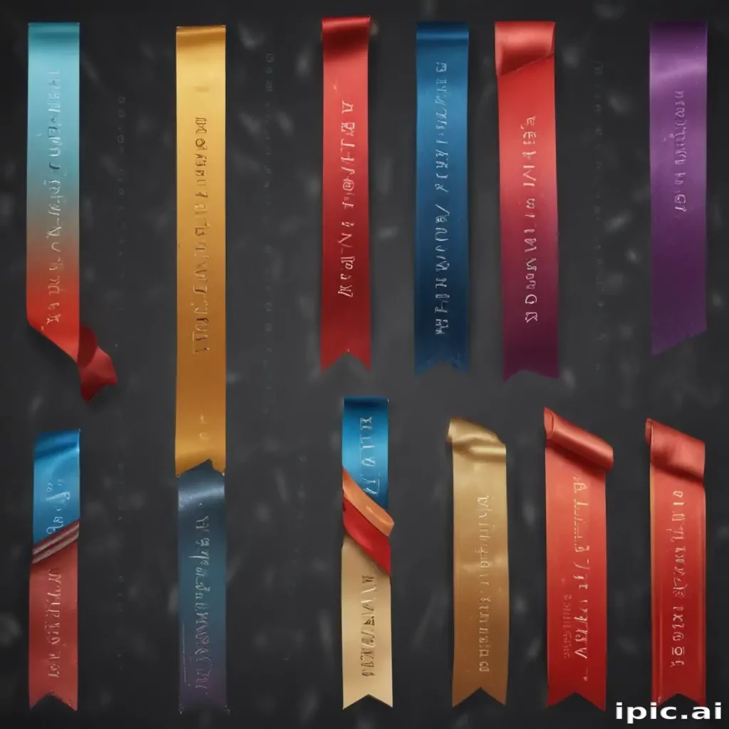 ribbon banners
