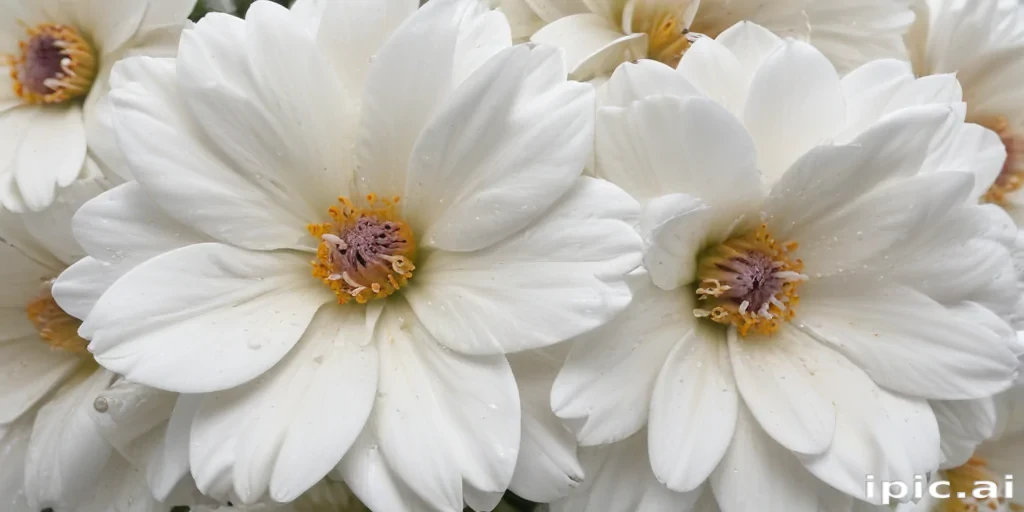 flower white bg