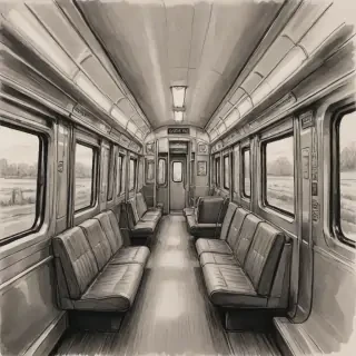 train sketch