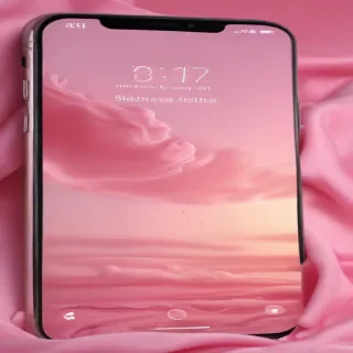 pink home screen