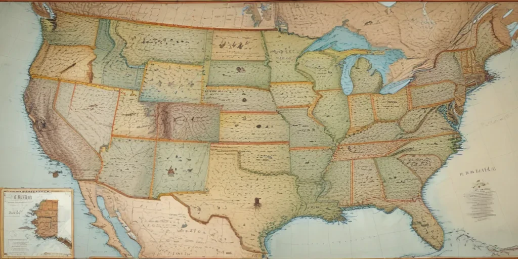 united states map