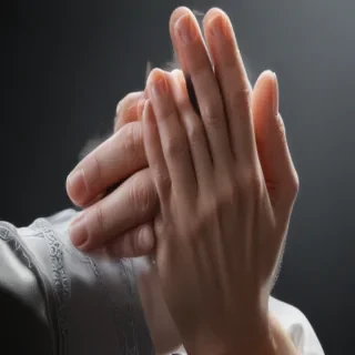 praying hands transparent background