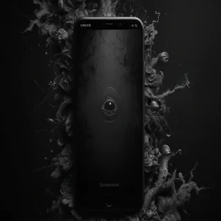 black phone wallpaper
