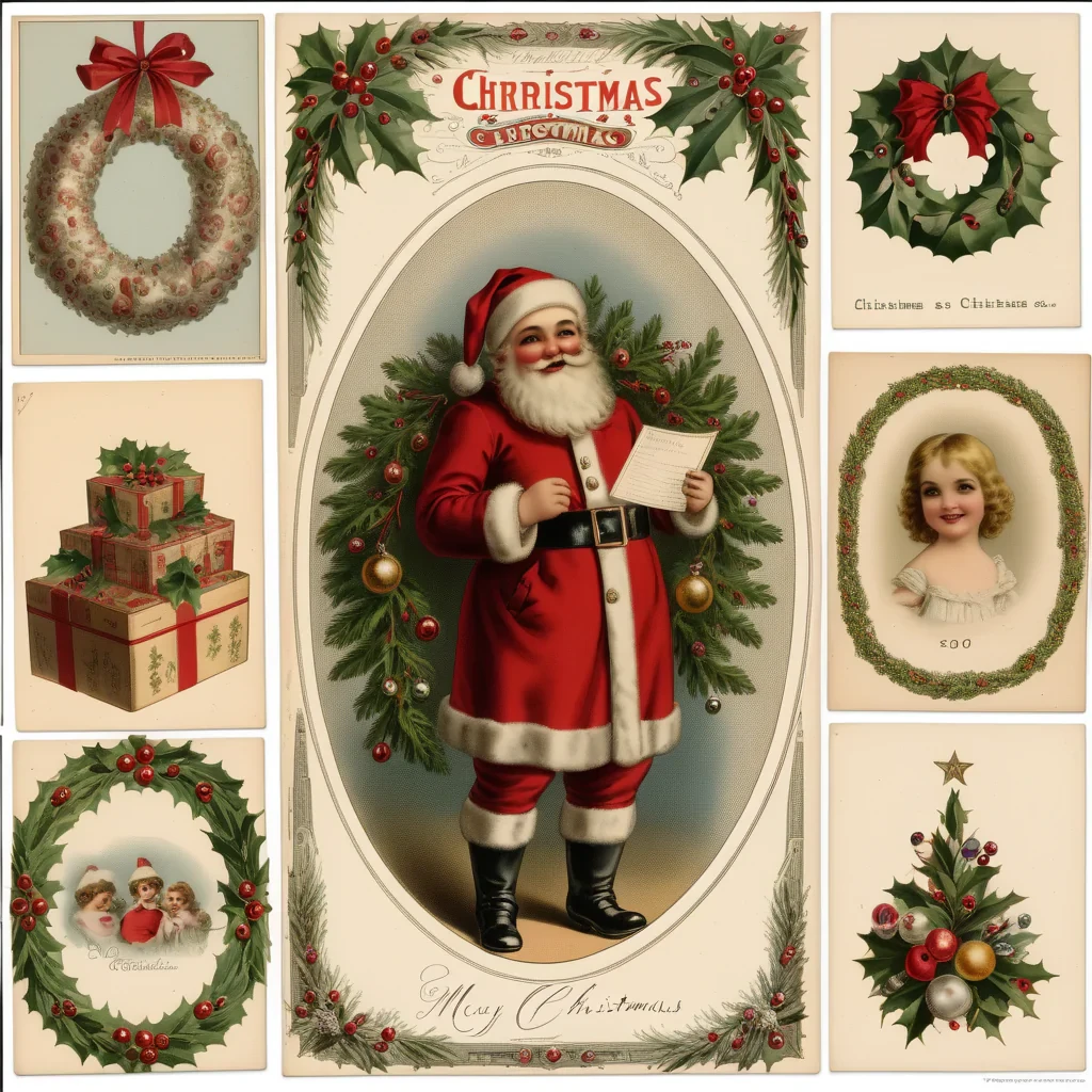 free vintage printables christmas