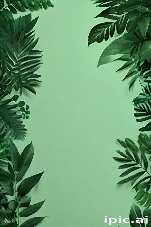 aesthetic green background